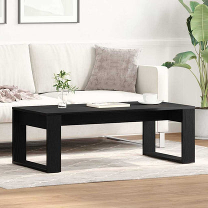 Tavolino da salotto Rovere Nero 102 x 50 x 35 cm