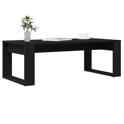 Tavolino da salotto Rovere Nero 102 x 50 x 35 cm