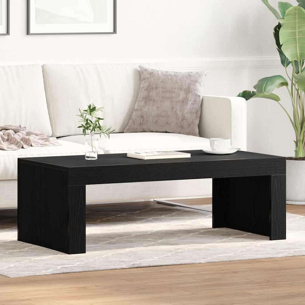 Tavolino da salotto Rovere Nero 102 x 50 x 35 cm