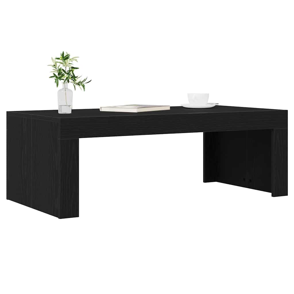 Tavolino da salotto Rovere Nero 102 x 50 x 35 cm
