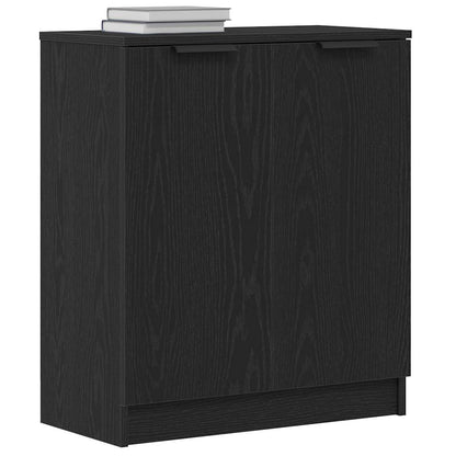 Credenza Rovere Nero 60 x 30 x 70 cm Legno multistrato