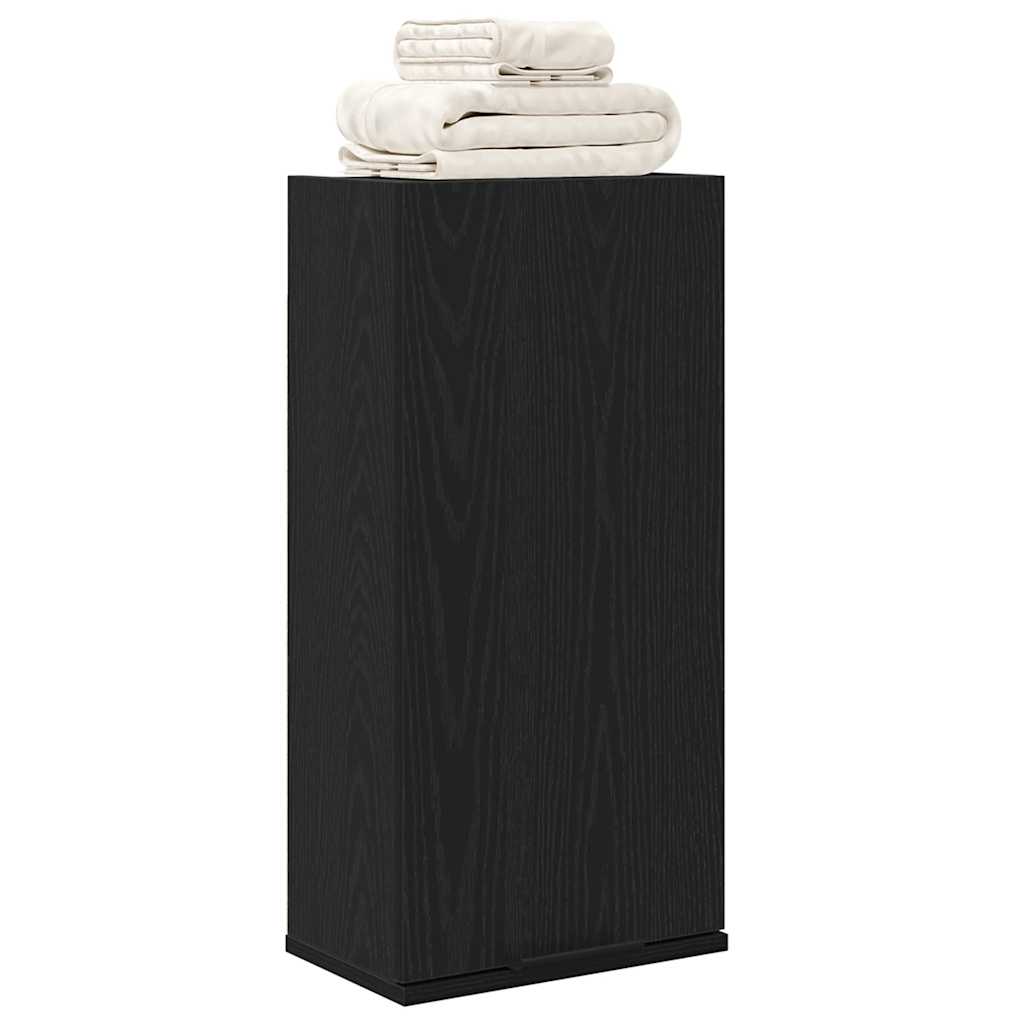 Armadio a Muro Rovere Nero 32x20x67 cm in Legno Multistrato