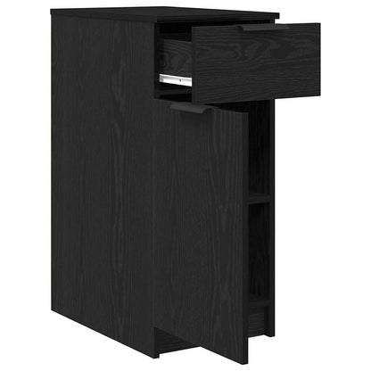 Mobile per Ufficio Rovere Nero 33 x 50 x 75 cm