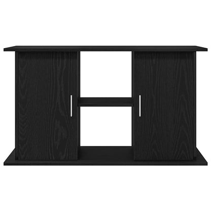 Supporto per acquario in rovere nero 101x41x58 cm in legno ingegnerizzato