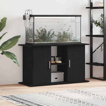 Supporto per acquario in rovere nero 101x41x58 cm in legno ingegnerizzato