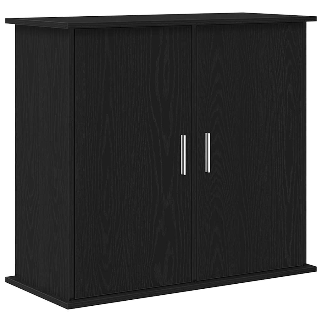 Supporto per Acquario 81x36x73 cm Legno Multistrato Rovere Nero