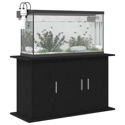 Supporto Acquario 101x41x58 cm Legno Multistrato Rovere Nero