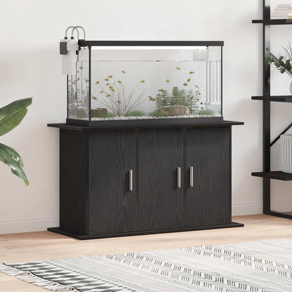 Supporto Acquario 101x41x58 cm Legno Multistrato Rovere Nero