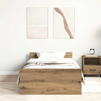Giroletto senza Materasso Rovere Artigianale 75x190 cm