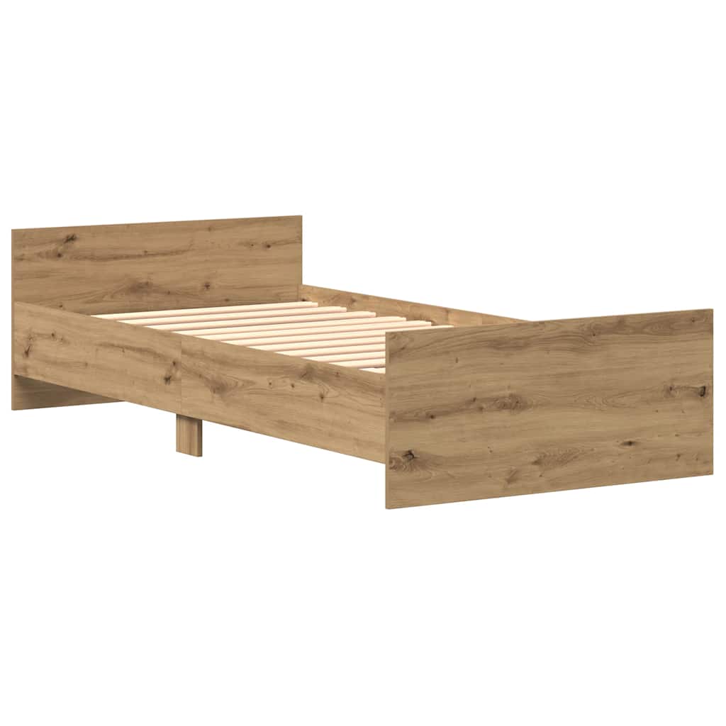 Giroletto senza Materasso Rovere Artigianale 75x190 cm