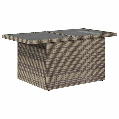 Set Divani da Giardino 5 pz con Cuscini Grigio Polyrattan