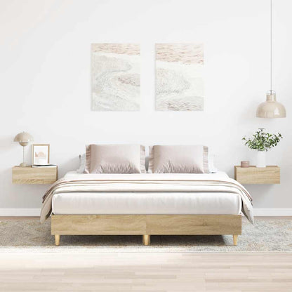 Giroletto senza Materasso Rovere Sonoma 150x200cm in Truciolato