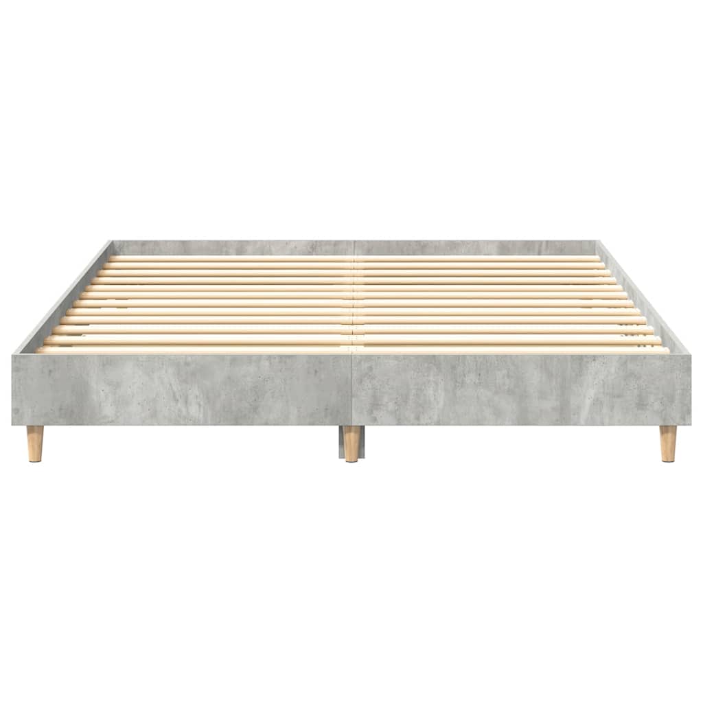 Giroletto senza Materasso Grigio Cemento 150x200 cm Truciolato