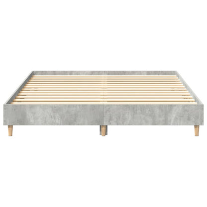 Giroletto senza Materasso Grigio Cemento 150x200 cm Truciolato