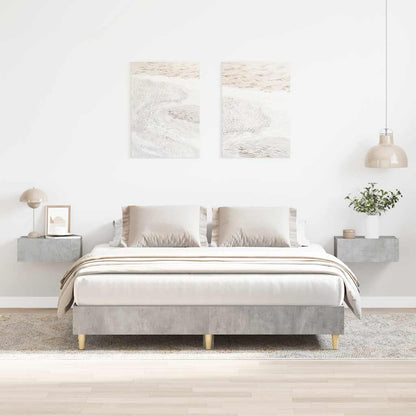 Giroletto senza Materasso Grigio Cemento 150x200 cm Truciolato
