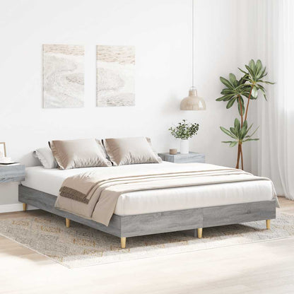 Giroletto senza Materasso Grigio Sonoma 150x200 cm Truciolato