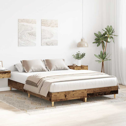Giroletto senza Materasso Legno Antico 150x200 cm in Truciolato