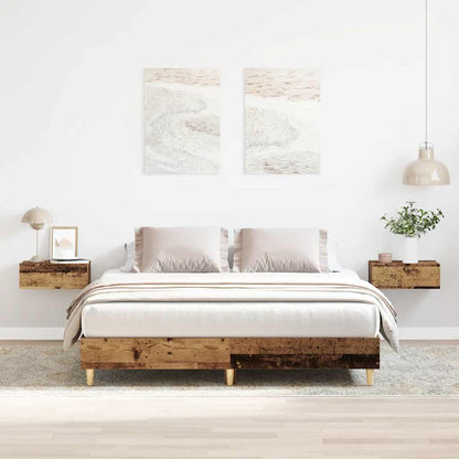 Giroletto senza Materasso Legno Antico 150x200 cm in Truciolato