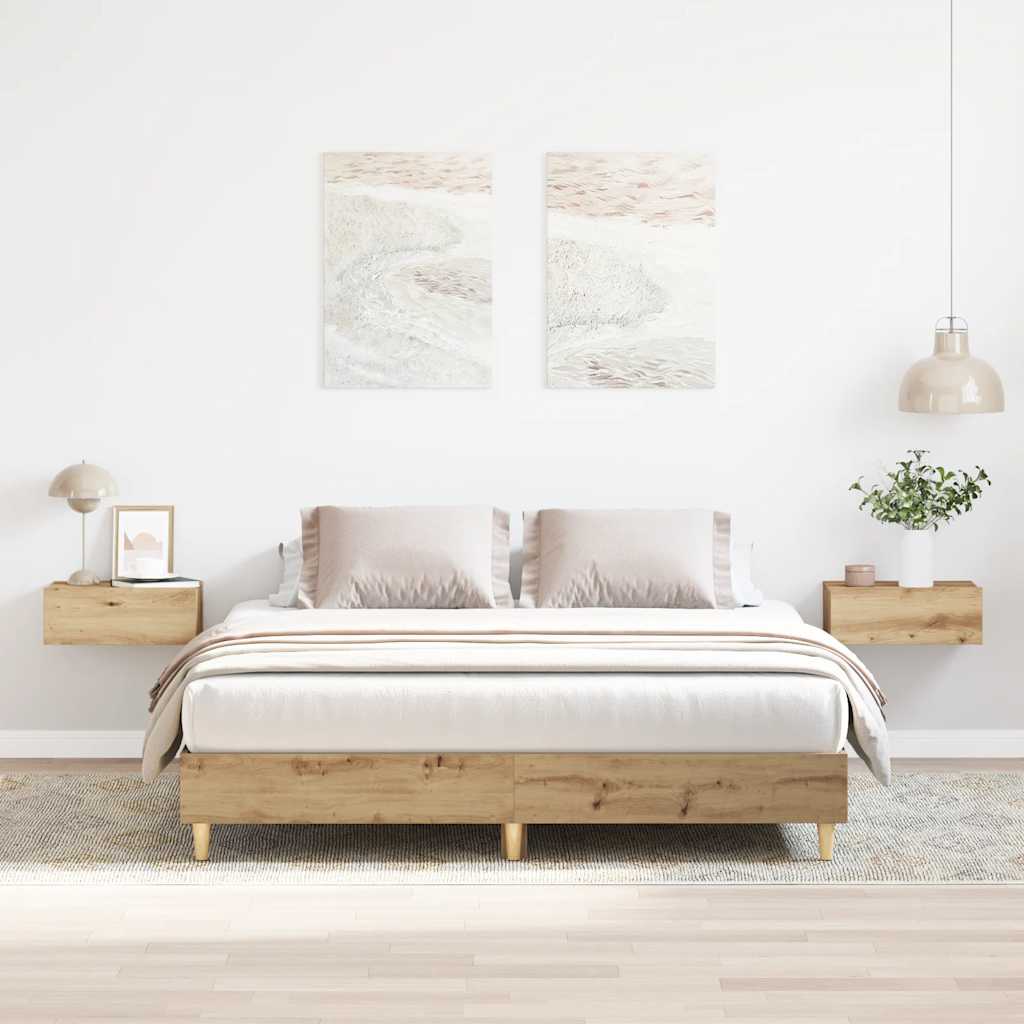 Giroletto senza Materasso Rovere Artigianale 150x200 cm