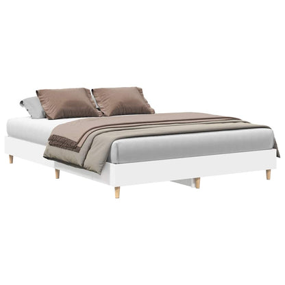 Giroletto senza Materasso Bianco 140x200 cm Legno Multistrato