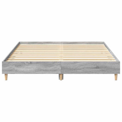 Giroletto senza Materasso Grigio Sonoma 140x200 cm Truciolato