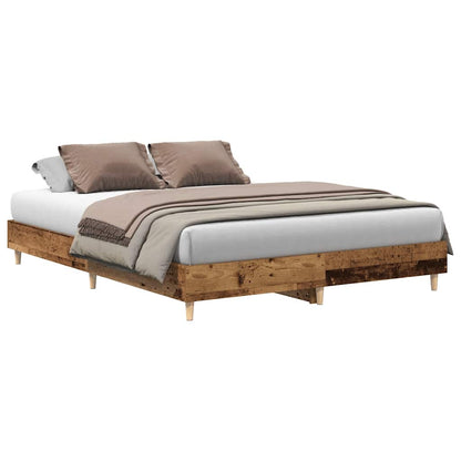 Giroletto senza Materasso Legno Antico 140x200 cm in Truciolato