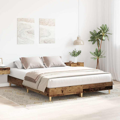 Giroletto senza Materasso Legno Antico 140x200 cm in Truciolato