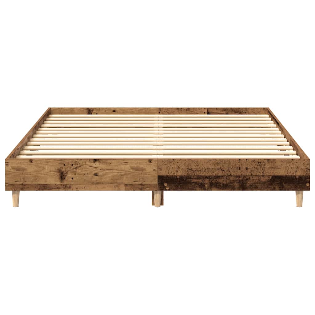 Giroletto senza Materasso Legno Antico 140x200 cm in Truciolato