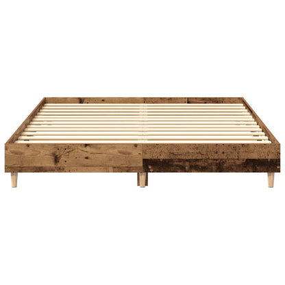 Giroletto senza Materasso Legno Antico 140x200 cm in Truciolato