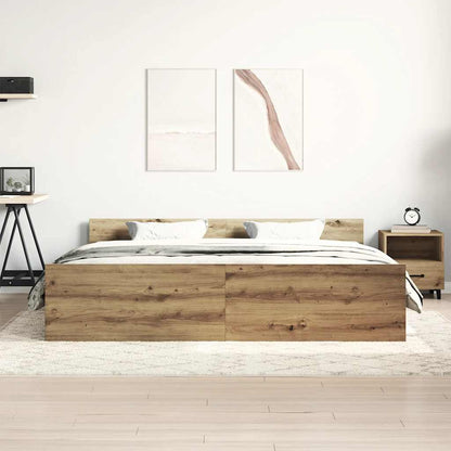 Giroletto senza Materasso Rovere Artigianale 180x200 cm
