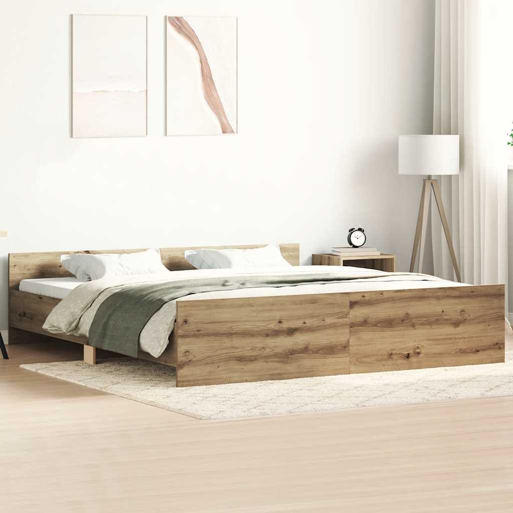 Giroletto senza Materasso Rovere Artigianale 180x200 cm