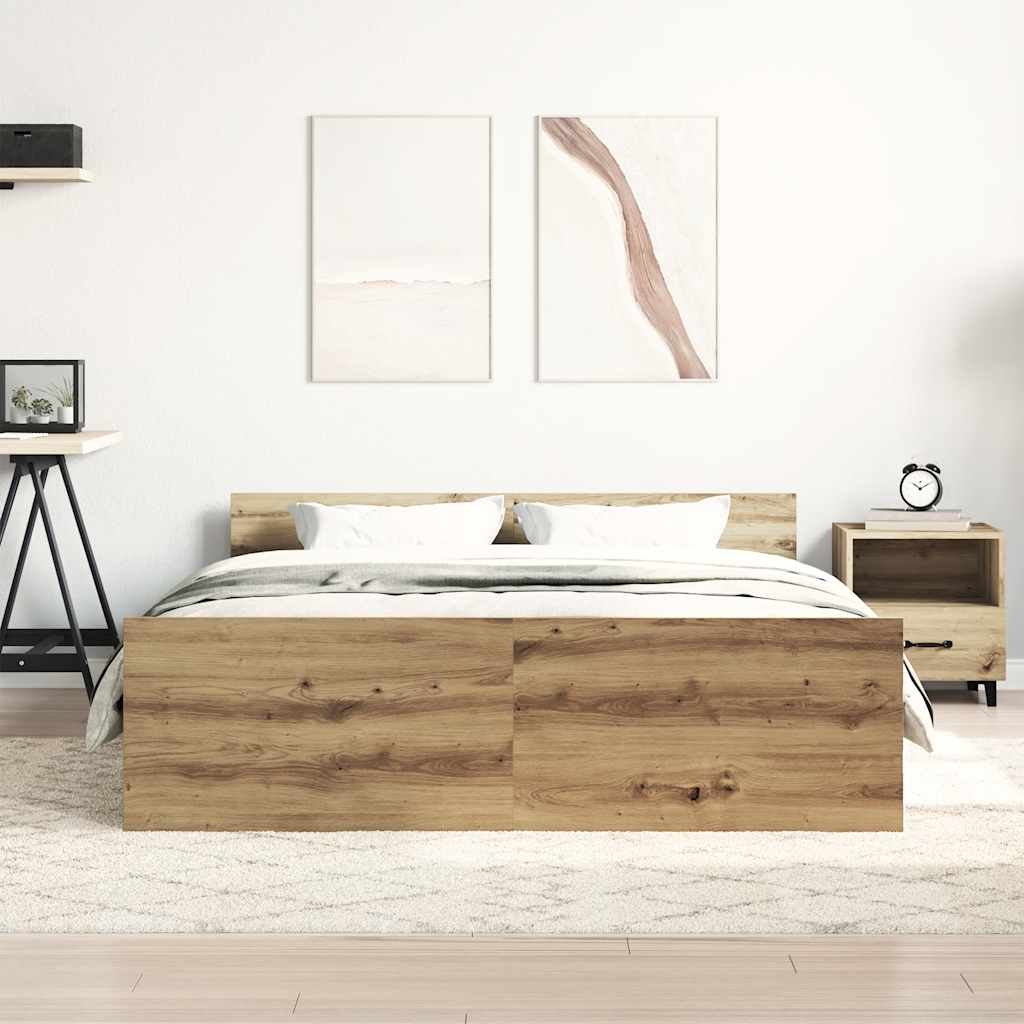 Giroletto senza Materasso Rovere Artigianale 140x190cm