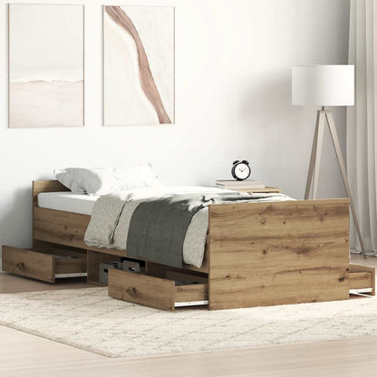 Giroletto senza Materasso Rovere Artigianale 90x190cm