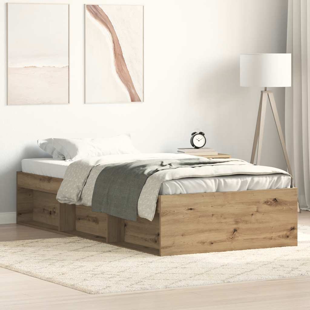 Giroletto senza Materasso Rovere Artigianale 90x200cm