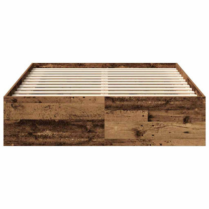 Giroletto senza Materasso Legno Antico 120x200cm in Truciolato