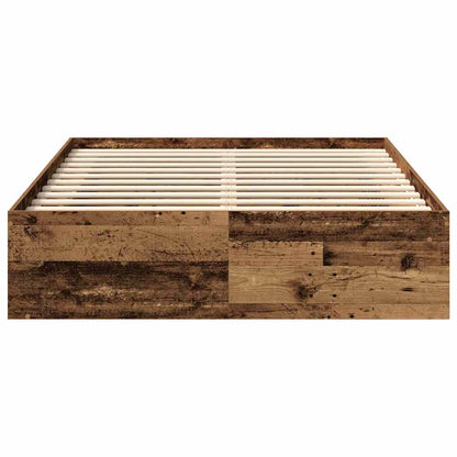 Giroletto senza Materasso Legno Antico 140x200cm in Truciolato