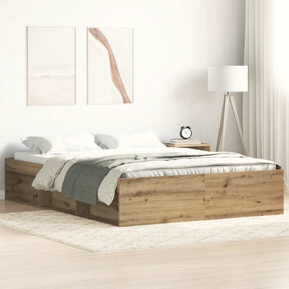 Giroletto senza Materasso Rovere Artigianale 160x200 cm