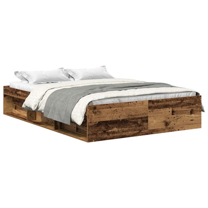 Giroletto senza Materasso Legno Antico 140x190cm in Truciolato
