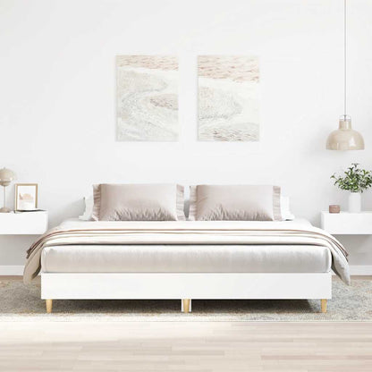 Giroletto senza Materasso Bianco 180x200 cm Legno Multistrato