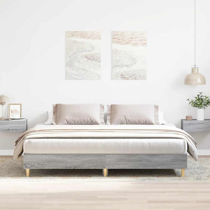 Giroletto senza Materasso Grigio Sonoma 180x200 cm Truciolato