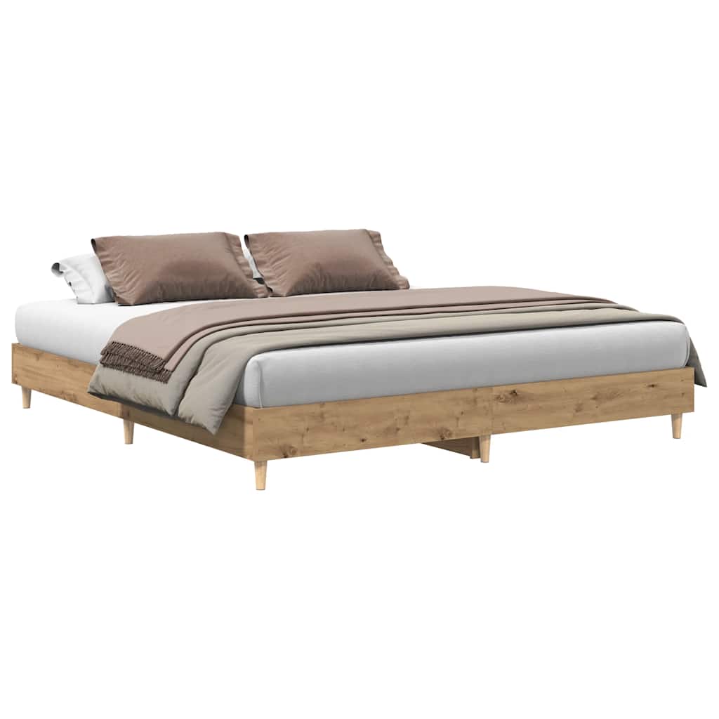 Giroletto senza Materasso Rovere Artigianale 180x200 cm