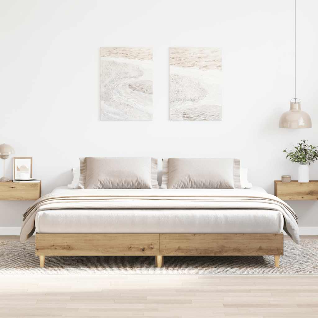 Giroletto senza Materasso Rovere Artigianale 180x200 cm