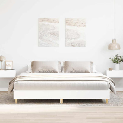 Giroletto senza Materasso Bianco 160x200cm in Legno Multistrato