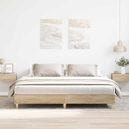 Giroletto senza Materasso Rovere Sonoma 160x200cm in Truciolato