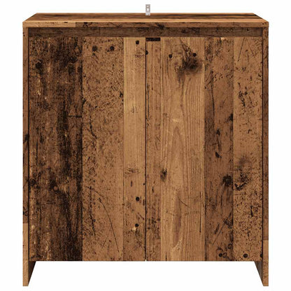 Credenza 3 pz Legno Antico in Legno Multistrato