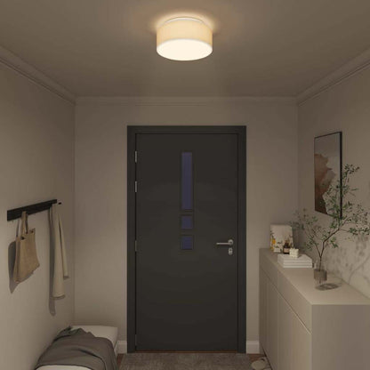 Lampada da soffitto Bianco 30 x 30 x 13,5 cm Tessuto