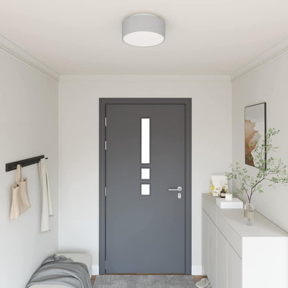 Lampada da soffitto Grigio 30 x 30 x 13,5 cm Tessuto
