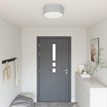 Lampada da soffitto Grigio 38 x 38 x 13,5 cm Tessuto