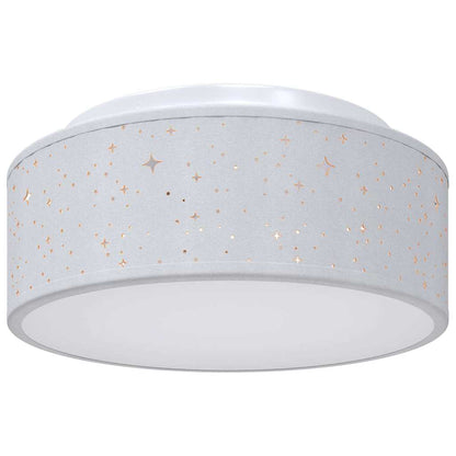 Lampada da soffitto Grigio 30 x 30 x 13,5 cm Tessuto