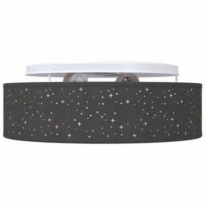 Lampada da soffitto Nero 38 x 38 x 13,5 cm Tessuto